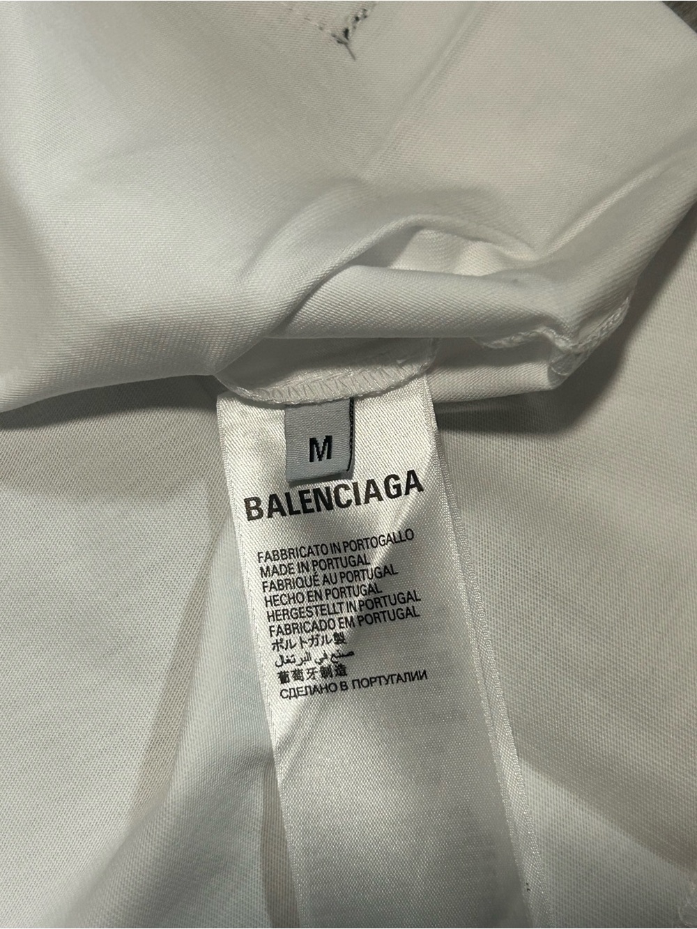 Balenciaga White Soccer
Manchester Jersey T Shirt Oversized Size M - Picture 3 of 3
